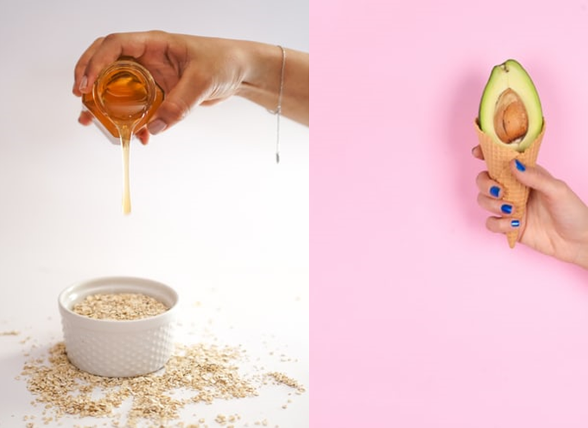 1. Honey+Oats+Avocado_DIY Face Mask+At Home Beauty Routine