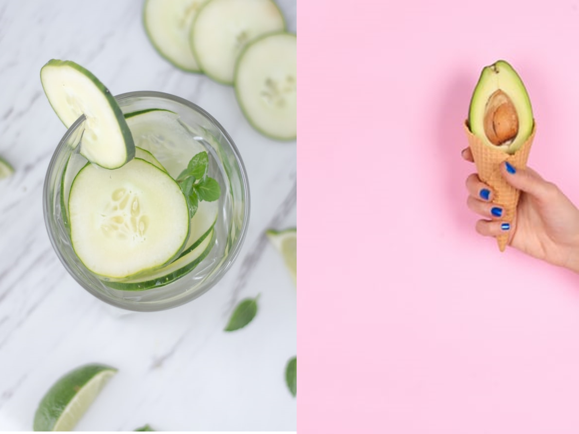 2. Avocado+Cucumber_DIY Face Mask+At Home Beauty Routine