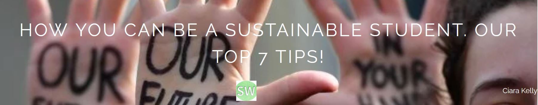 How you can be a sustainable student