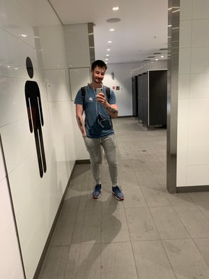 Toilet Selfie in Doha