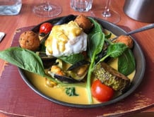 One of The Vintage Kitchen's main course options