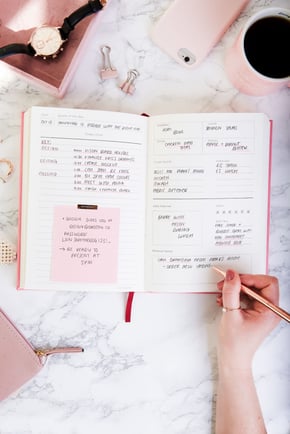 separating work life and home life: schedule