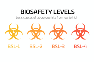 Image of the classifcations of risks in a biosafety laboratory image source: www.labmanager.co.uk