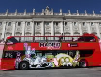 Image result for madrid red bus