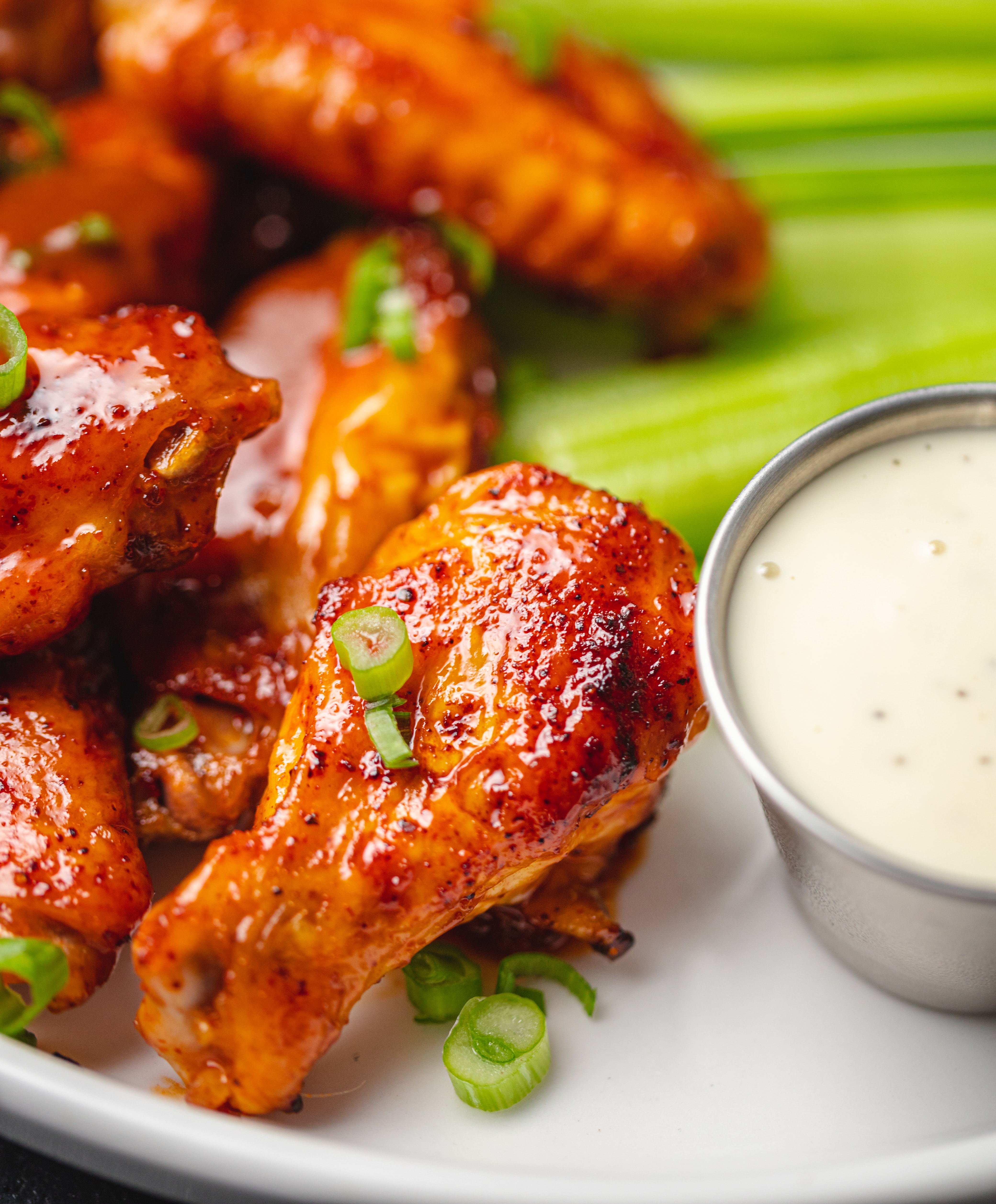 chicken wings delicious blue cheese dip celery 