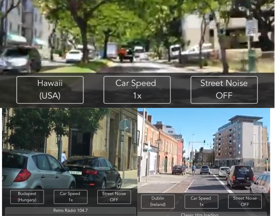 Streets of Hawaii, Budapest and Dublin