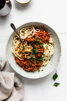 10 minute vegan meal- Lentil Spaghetti