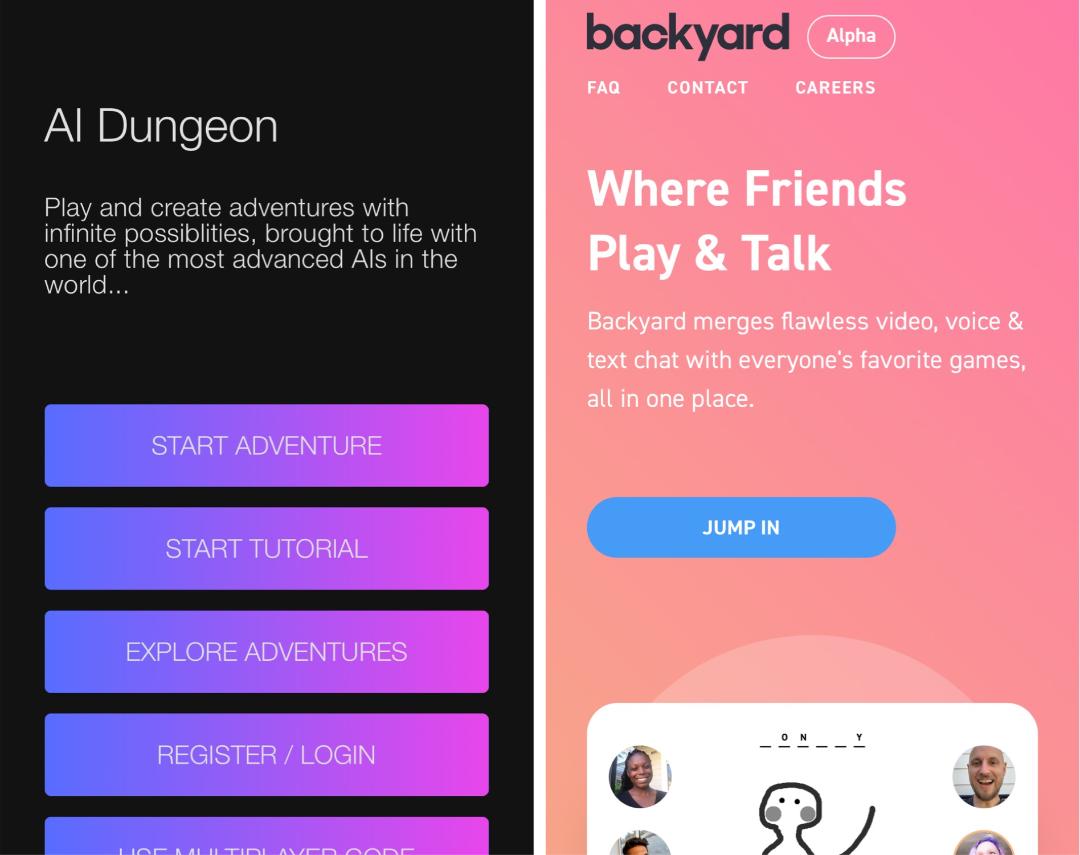 Interfaces of the two Apps