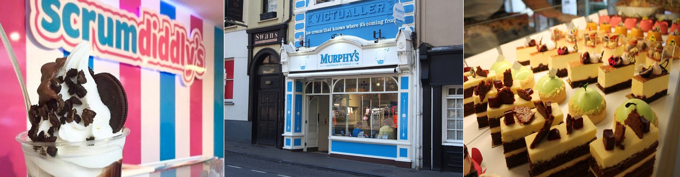 Dessert Kilkenny, Scrumdiddly's, Murphys Icecream, Cake Face Patisseries